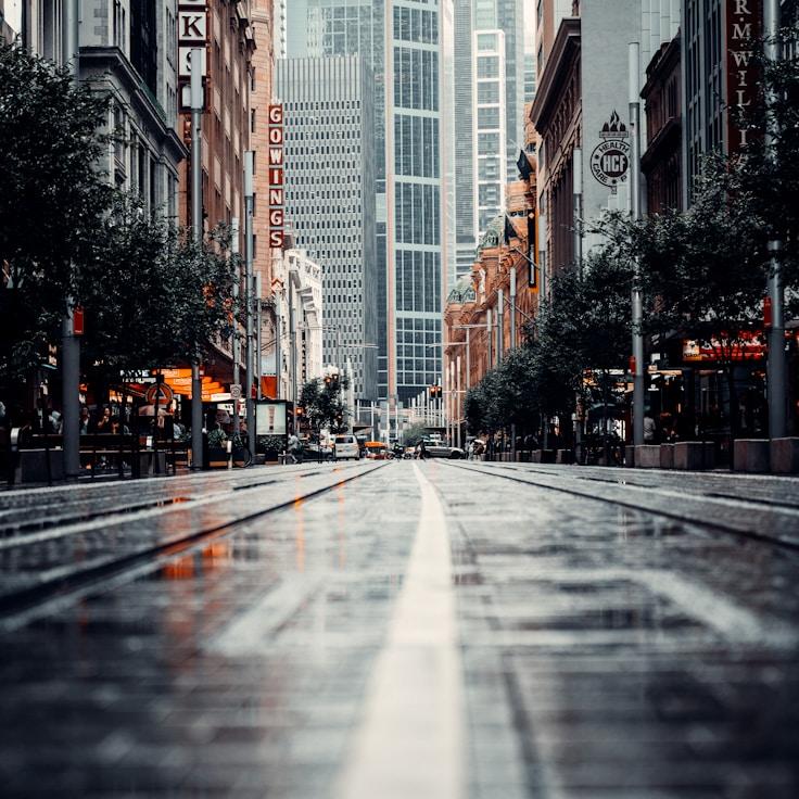 Sunset outdoors in France